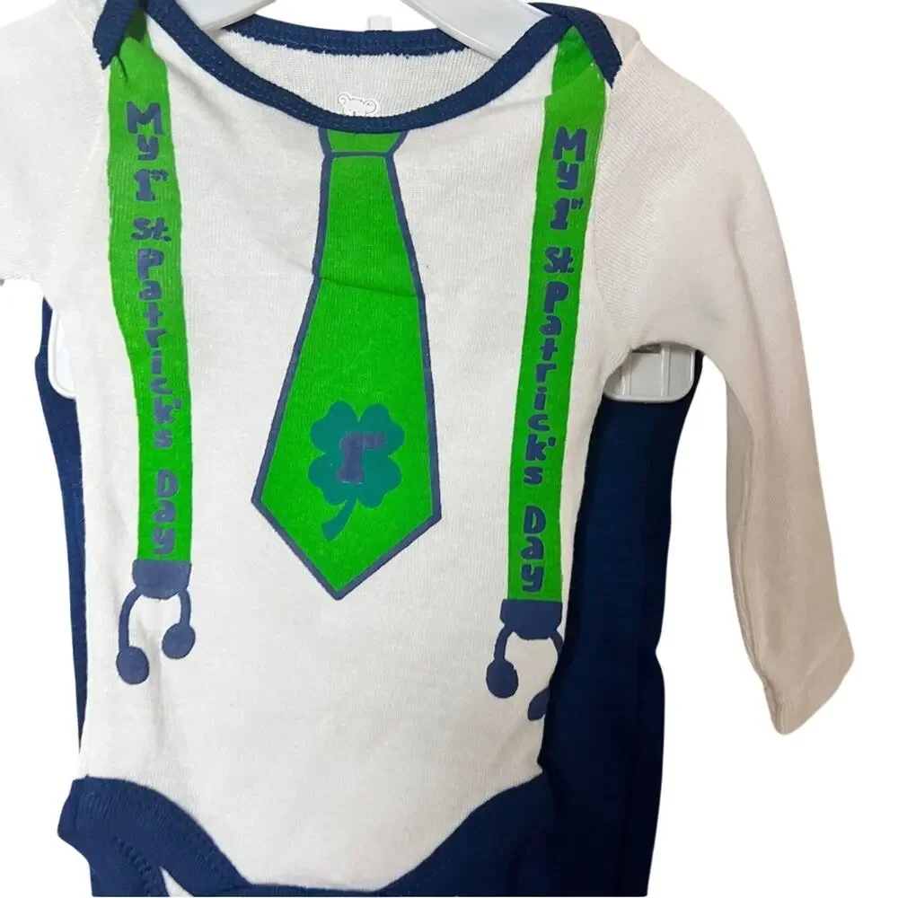 Koala Kids Newborn St Patrick's Day Matching Set Sz NB